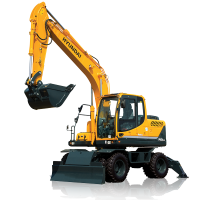 Аренда колесного экскаватора